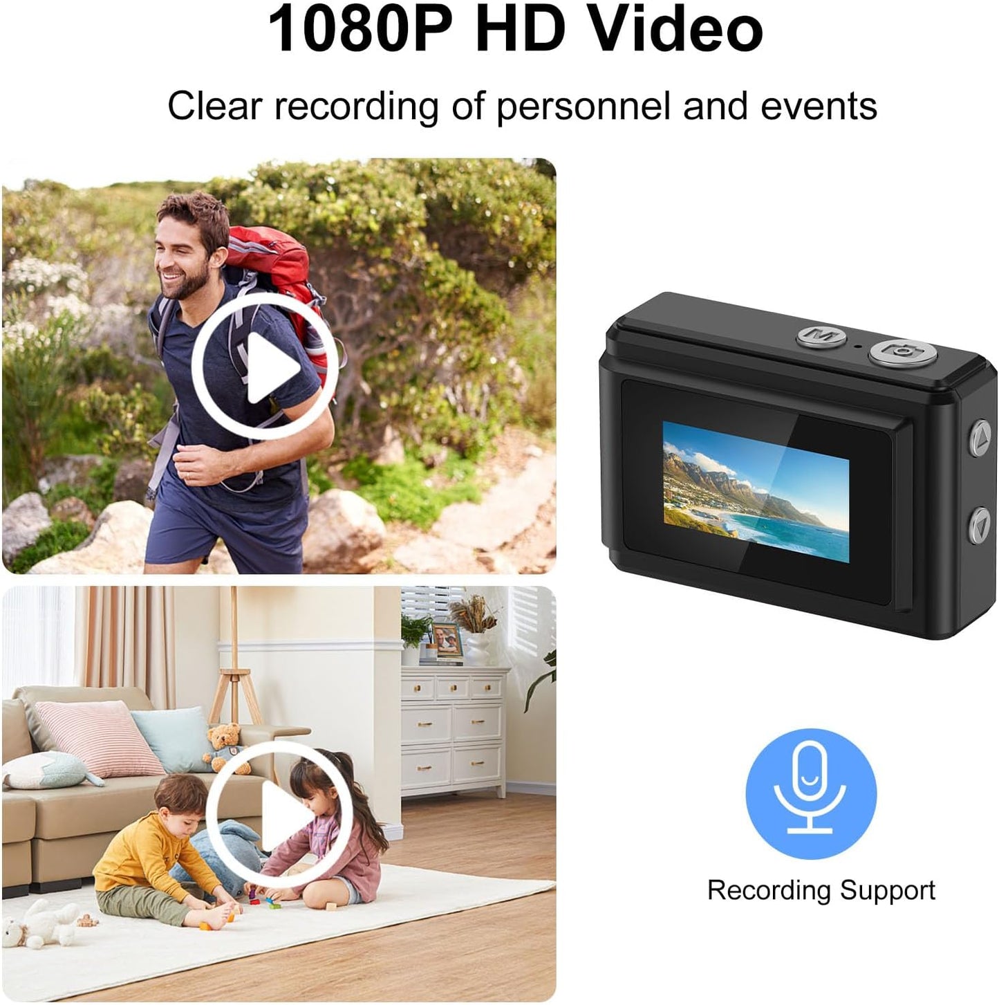 Avaleric® Keychain Mini Camera