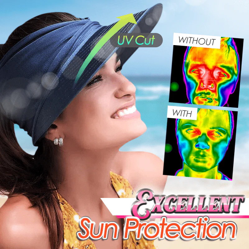 Avaleric® Summer Sun Visor Ponytail Hat