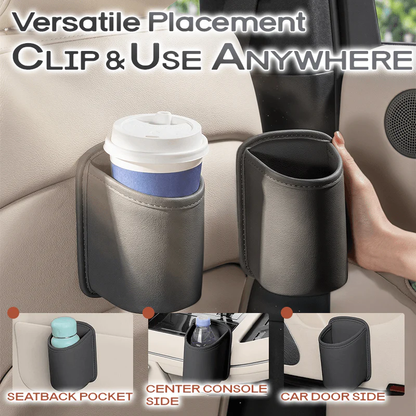 ✅ Avaleric® Universal Clip-On Car Door Side Cup Holder & Organizer