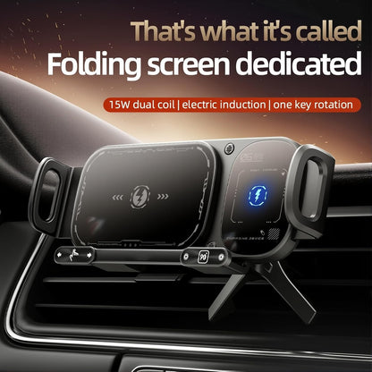 Avaleric® Wireless Charging Rotating Car Mount