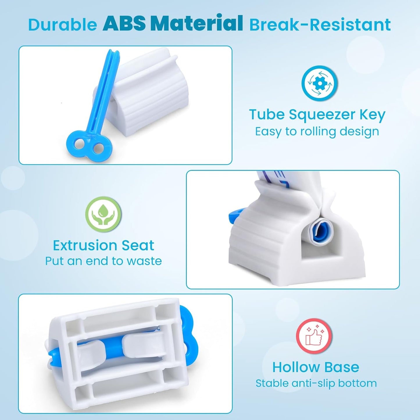 Avaleric® Rolling Tube Toothpaste Squeezer