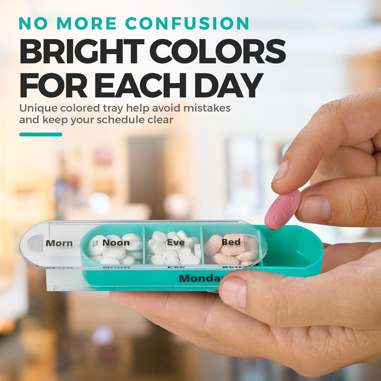 Avaleric® Weekly Pill Organizer