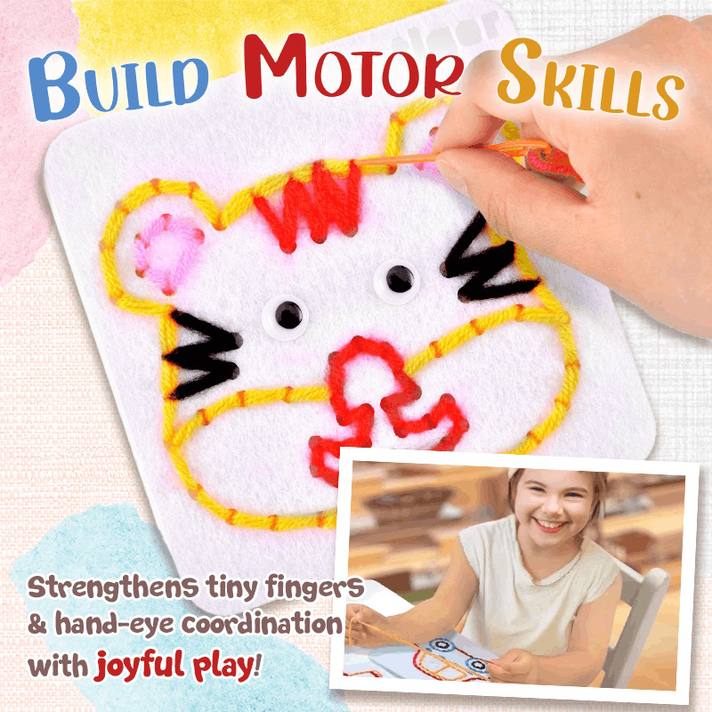 Avaleric® Whimsy Thread Non-Woven Sewing Wonders Set