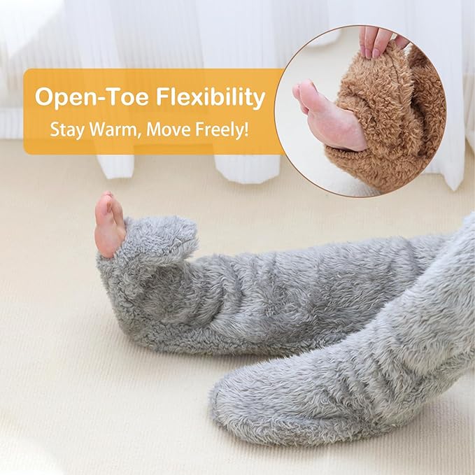 Avaleric® Over Knee Lightweight Fuzzy Socks