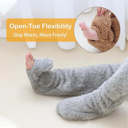 Avaleric® Over Knee Lightweight Fuzzy Socks