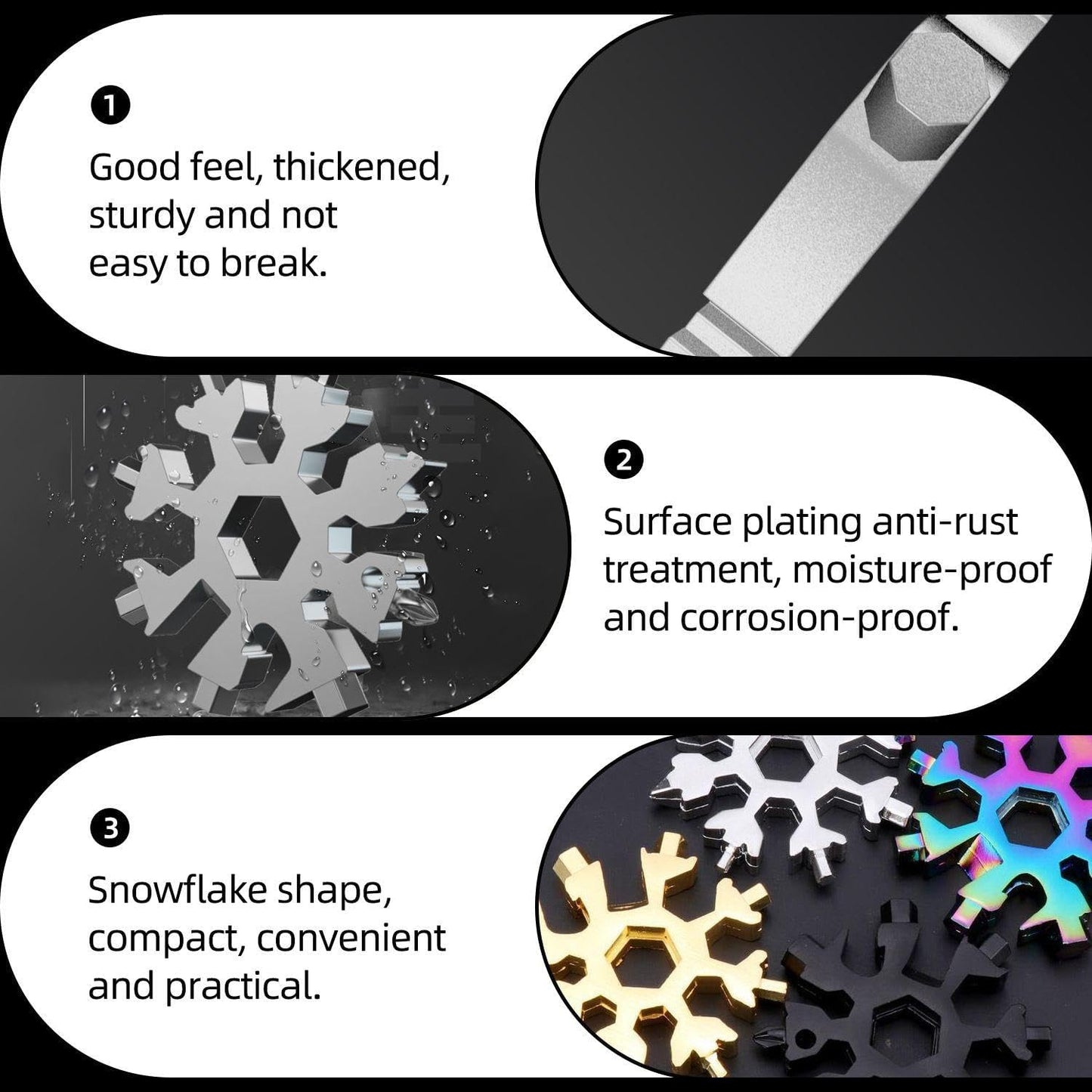 Avaleric® Snow Flake Shaped Wrenches