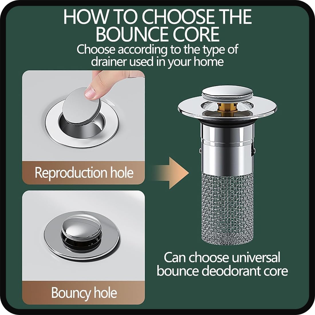 Avaleric® Multipurpose Drain Hair Catcher