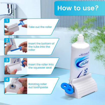 Avaleric® Rolling Tube Toothpaste Squeezer