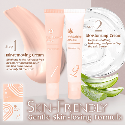 Avaleric® Gentle-Lift Facial Hair Removal Cream 🫧