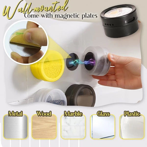 Avaleric® Magnetic Wall-Mounted Spice Jar