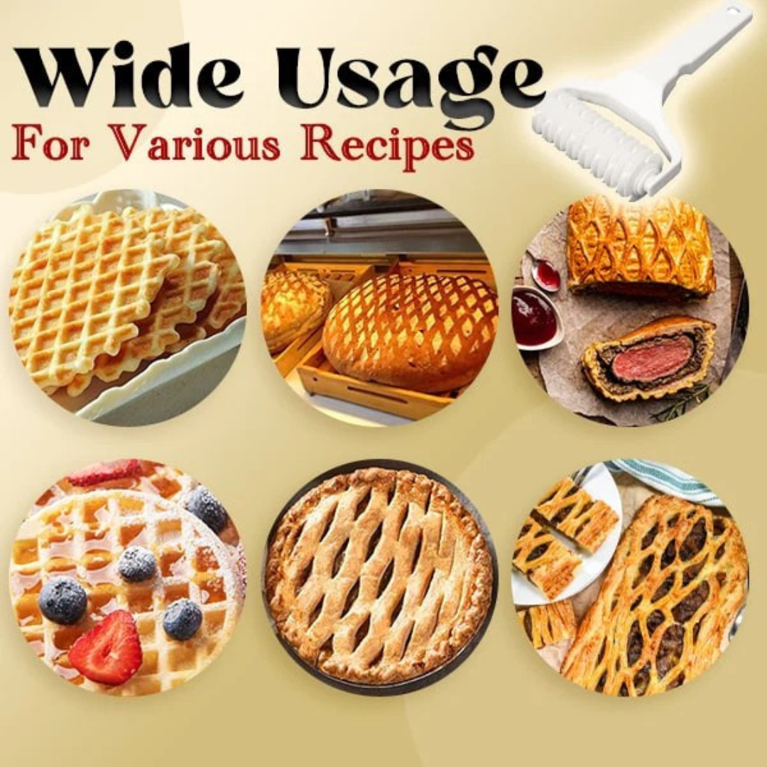 Avaleric® Easy-Roll Pastry Pie Crust Lattice Cutter