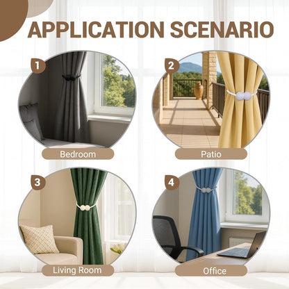 Avaleric® Magnetic Curtain Tiebacks ❤️