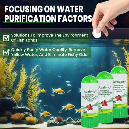 Avaleric® Powerful Aquarium Water Purification Tablet