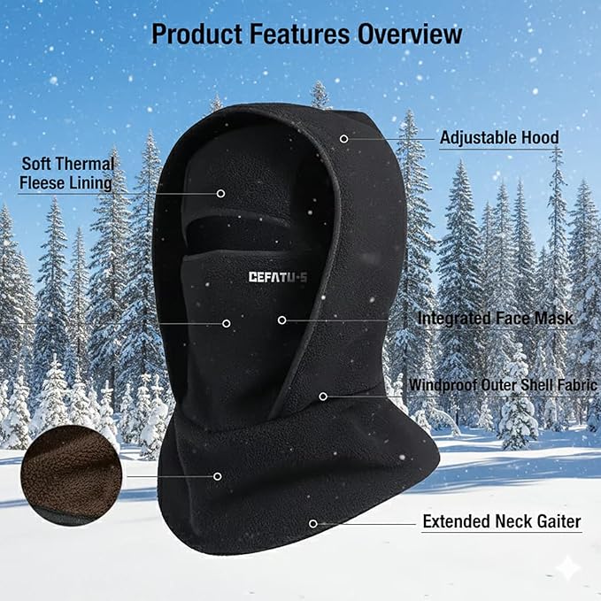 Avaleric® Winter Outdoor Ski Mask Hat