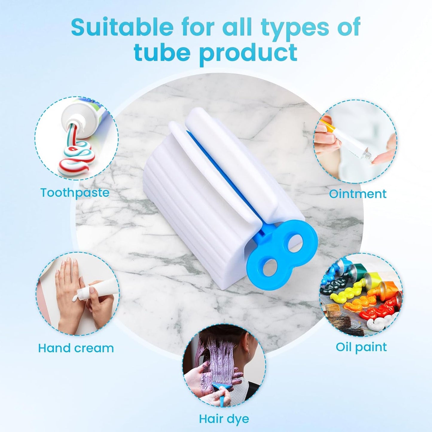 Avaleric® Rolling Tube Toothpaste Squeezer