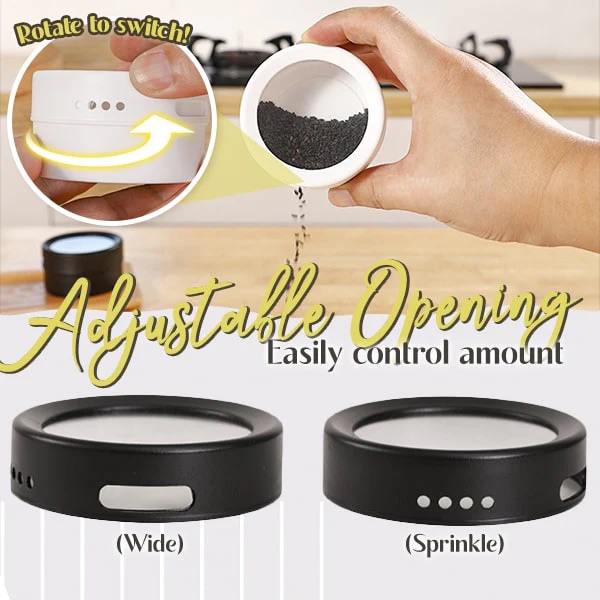 Avaleric® Magnetic Wall-Mounted Spice Jar