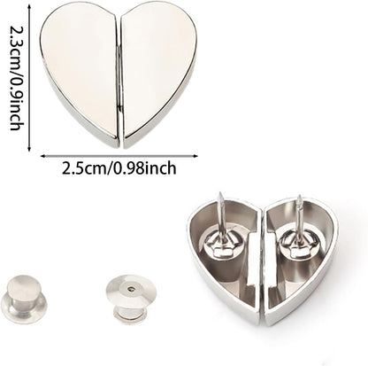 Avaleric® Magnetic Snap Heart-shaped Curtain Buckle