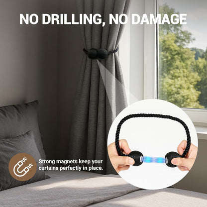 Avaleric® Magnetic Curtain Tiebacks ❤️