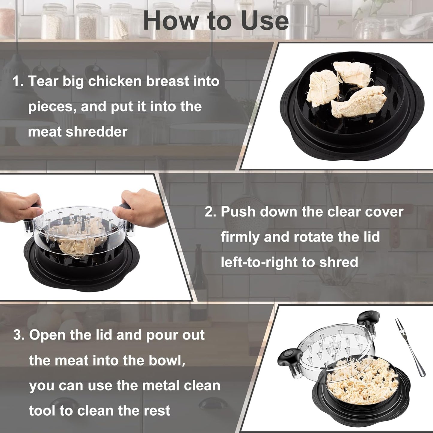 Avaleric® Chicken Breast Shredder Tool