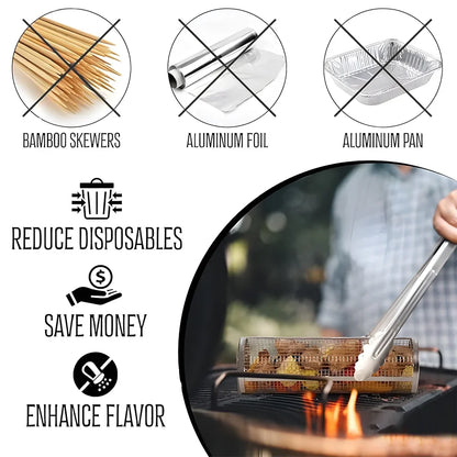 Avaleric® Rolling Grill Baskets