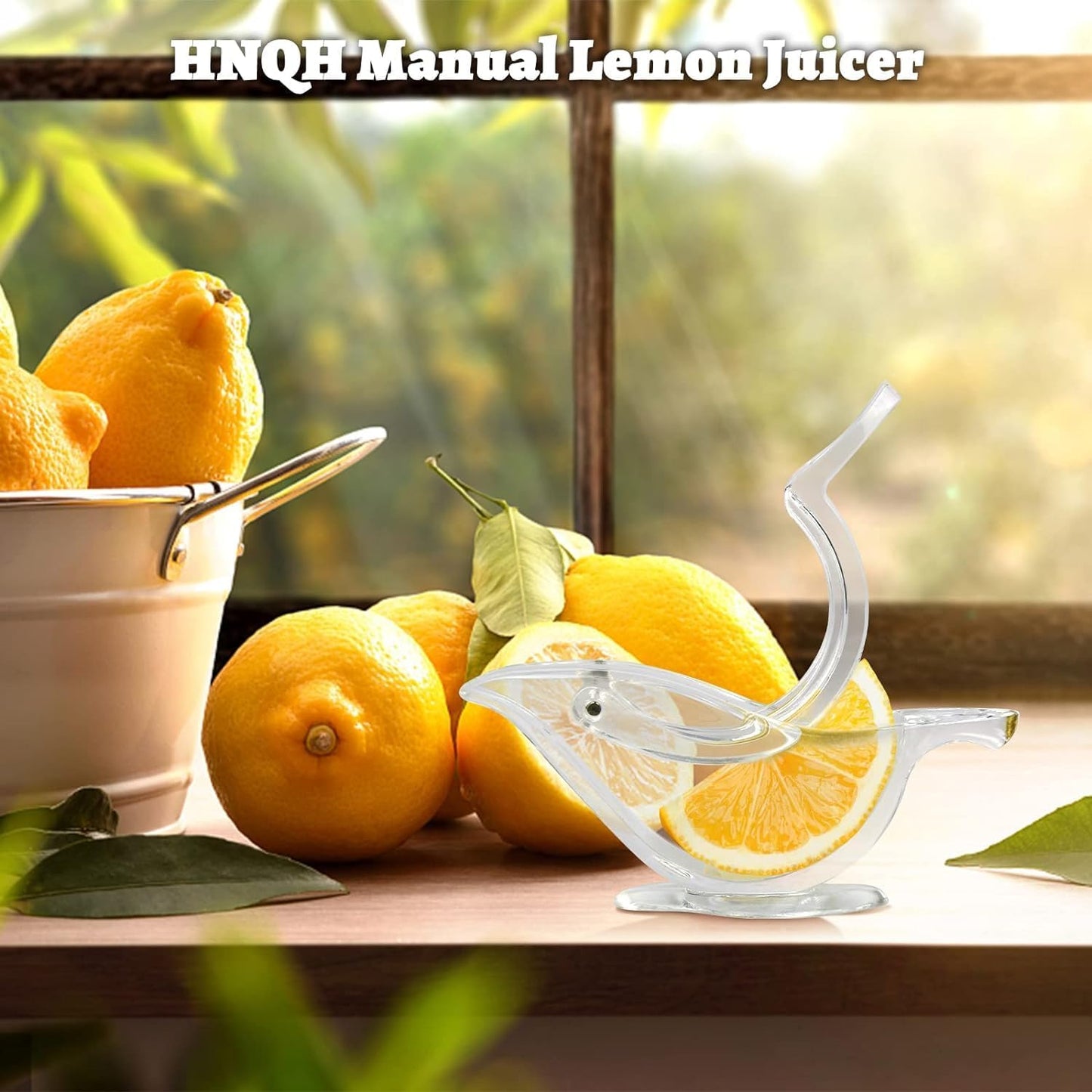 Avaleric® Acrylic Manual Lemon Slice Squeezer