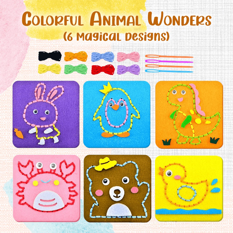 Avaleric® Whimsy Thread Non-Woven Sewing Wonders Set