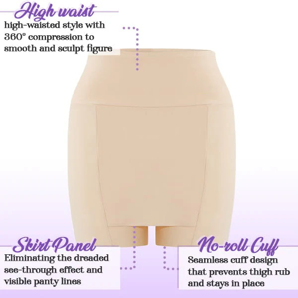 Avaleric® Anti-Bunch Tummy Control Seamless Safety Short