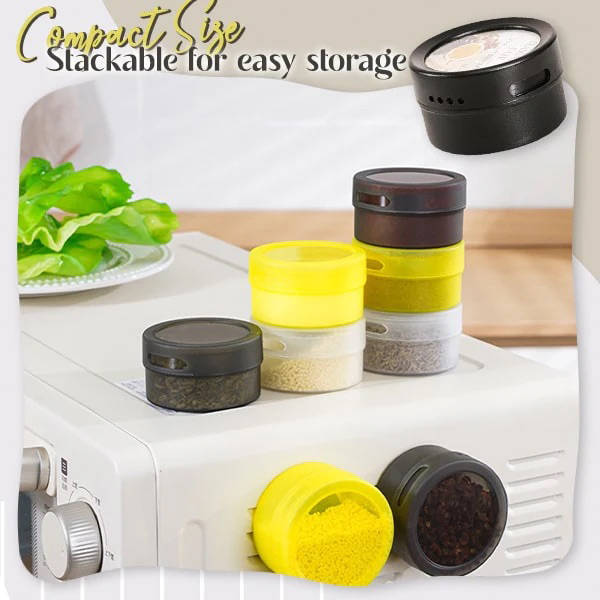 Avaleric® Magnetic Wall-Mounted Spice Jar