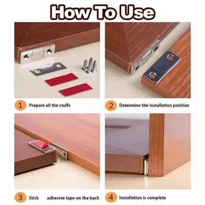 Avaleric® Ultra-Thin Invisible Cabinet Door Magnets ✨
