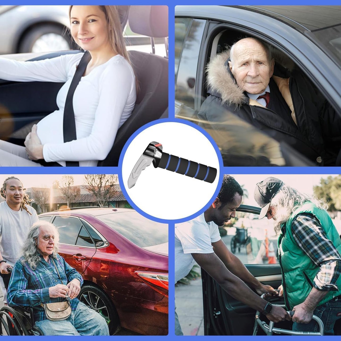 Avaleric® Portable Car Door Assist Handles