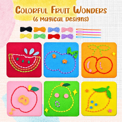 Avaleric® Whimsy Thread Non-Woven Sewing Wonders Set