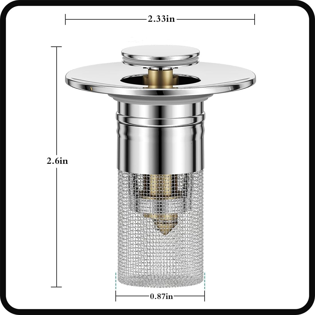 Avaleric® Multipurpose Drain Hair Catcher