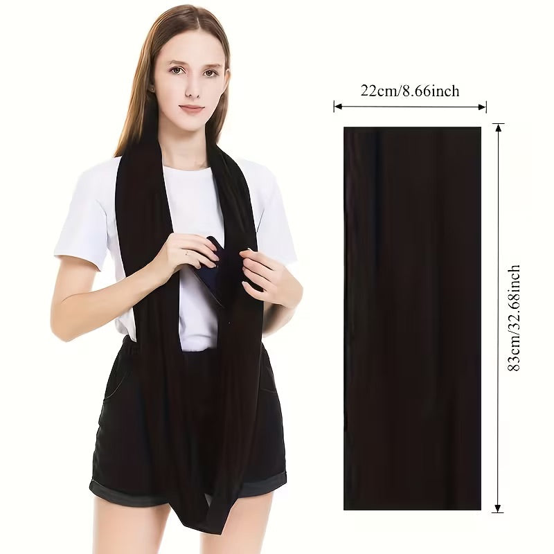 Avaleric® Infinity Scarf with Zipper Pocket