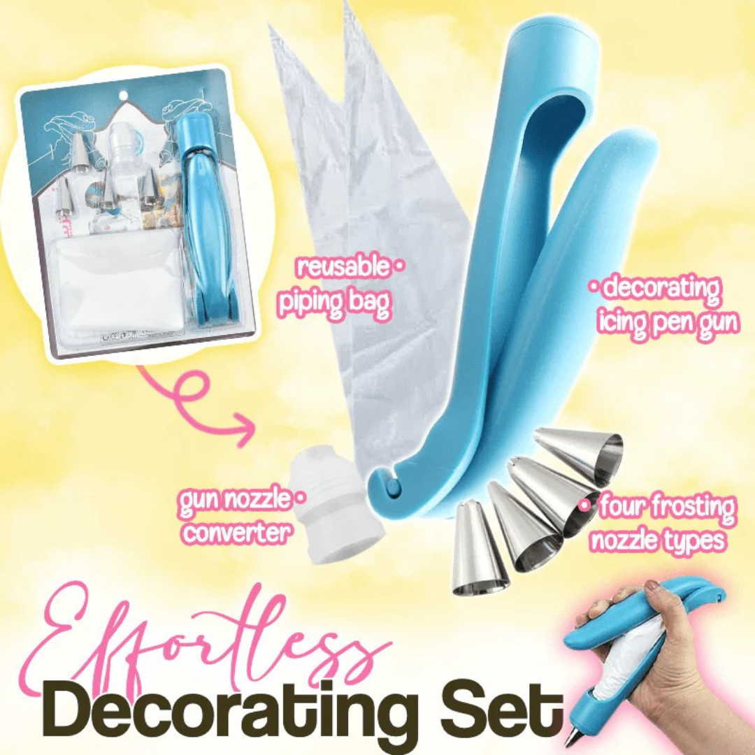 Avaleric® Cake Decorating Piping Pen Tool and Nozzle Set