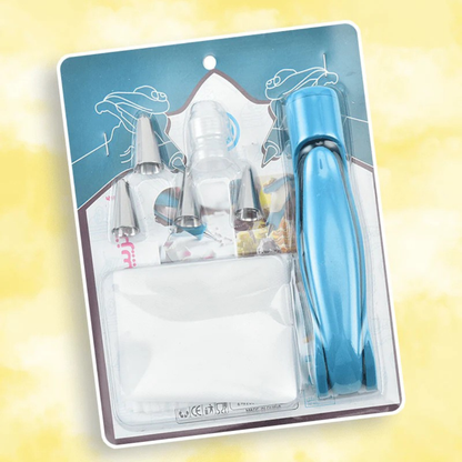 Avaleric® Cake Decorating Piping Pen Tool and Nozzle Set