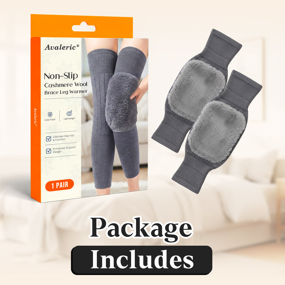 Avaleric® Non-Slip Cashmere Wool Brace Leg Warmer