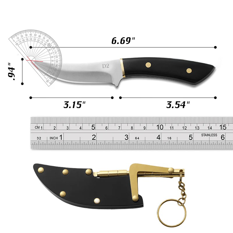Avaleric® D2 All-in-One Swift Cut Portable Knife