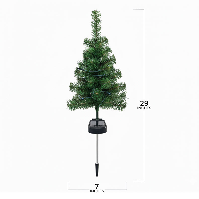 🎄 Artificial Christmas Tree Garden Stake Solar Lights ✨ Waterproof, UV-proof, Perfect for Outdoor and Garden Decoration