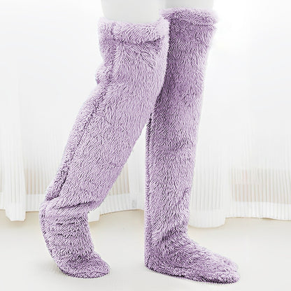Avaleric® Over Knee Lightweight Fuzzy Socks