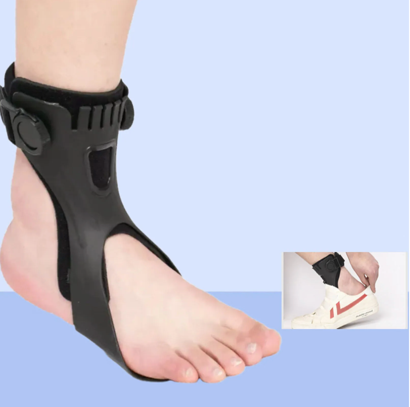 Avaleric® Foot drooping and inversion orthosis