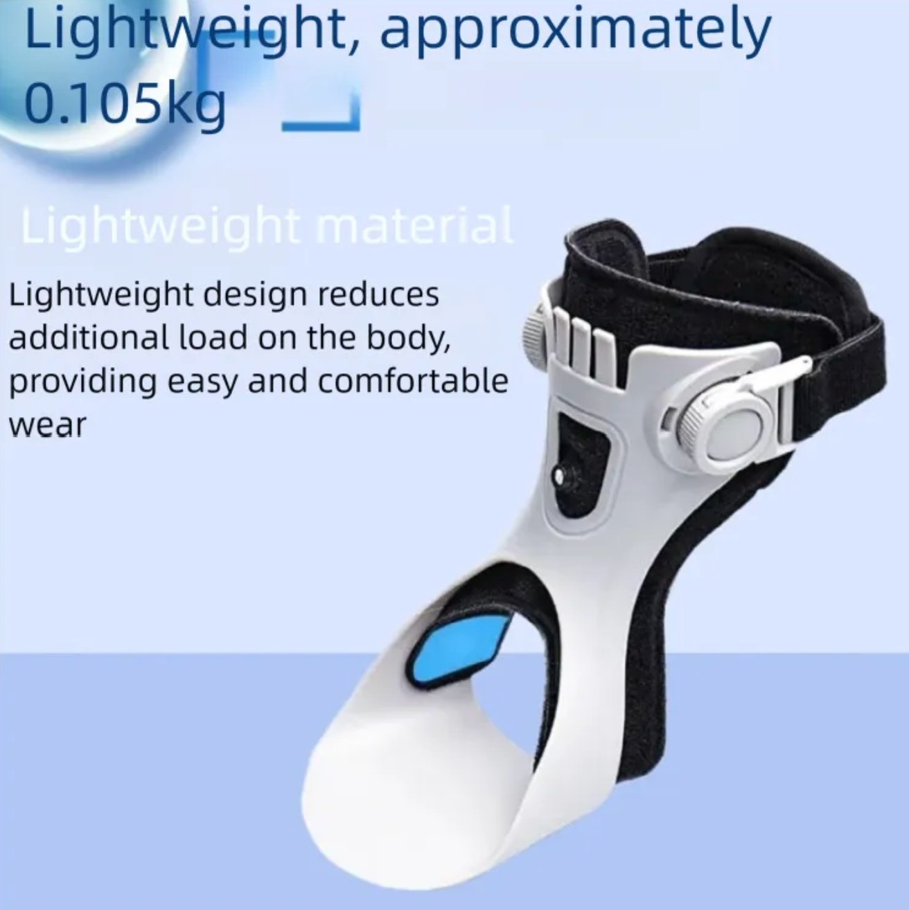 Avaleric® Foot drooping and inversion orthosis