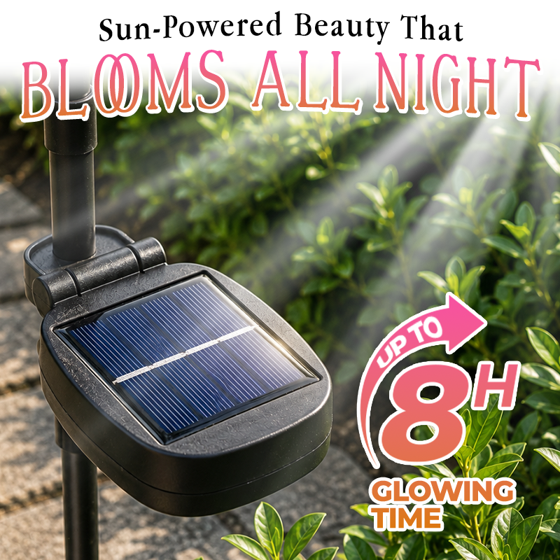 Avaleric® Solar Azalea Flower Lights🌺IP65 Waterproof🪦for Grave Garden Decor Memorial Cemetery Lights