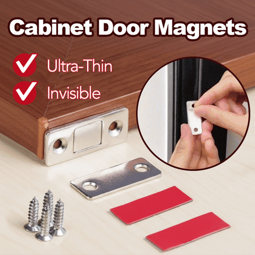 Avaleric® Ultra-Thin Invisible Cabinet Door Magnets ✨