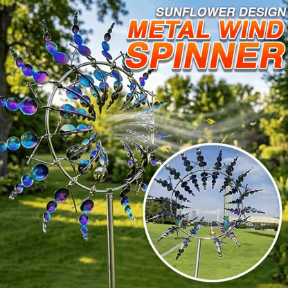 Avaleric® Sunflower Design Wind Spinner