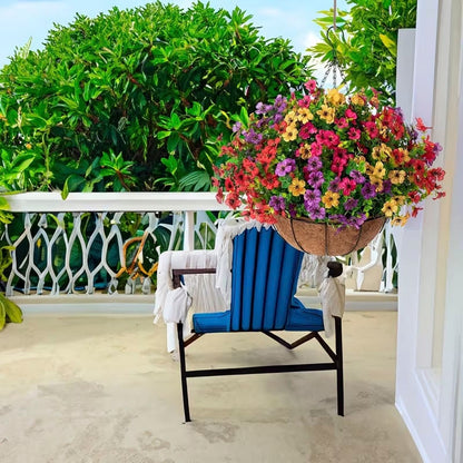Avaleric® Artificial Hanging Flower Basket
