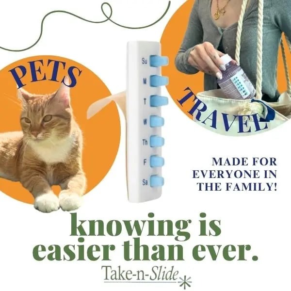 Avaleric® Reusable Pill Tracker & Reminder