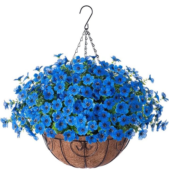 Avaleric® Artificial Hanging Flower Basket