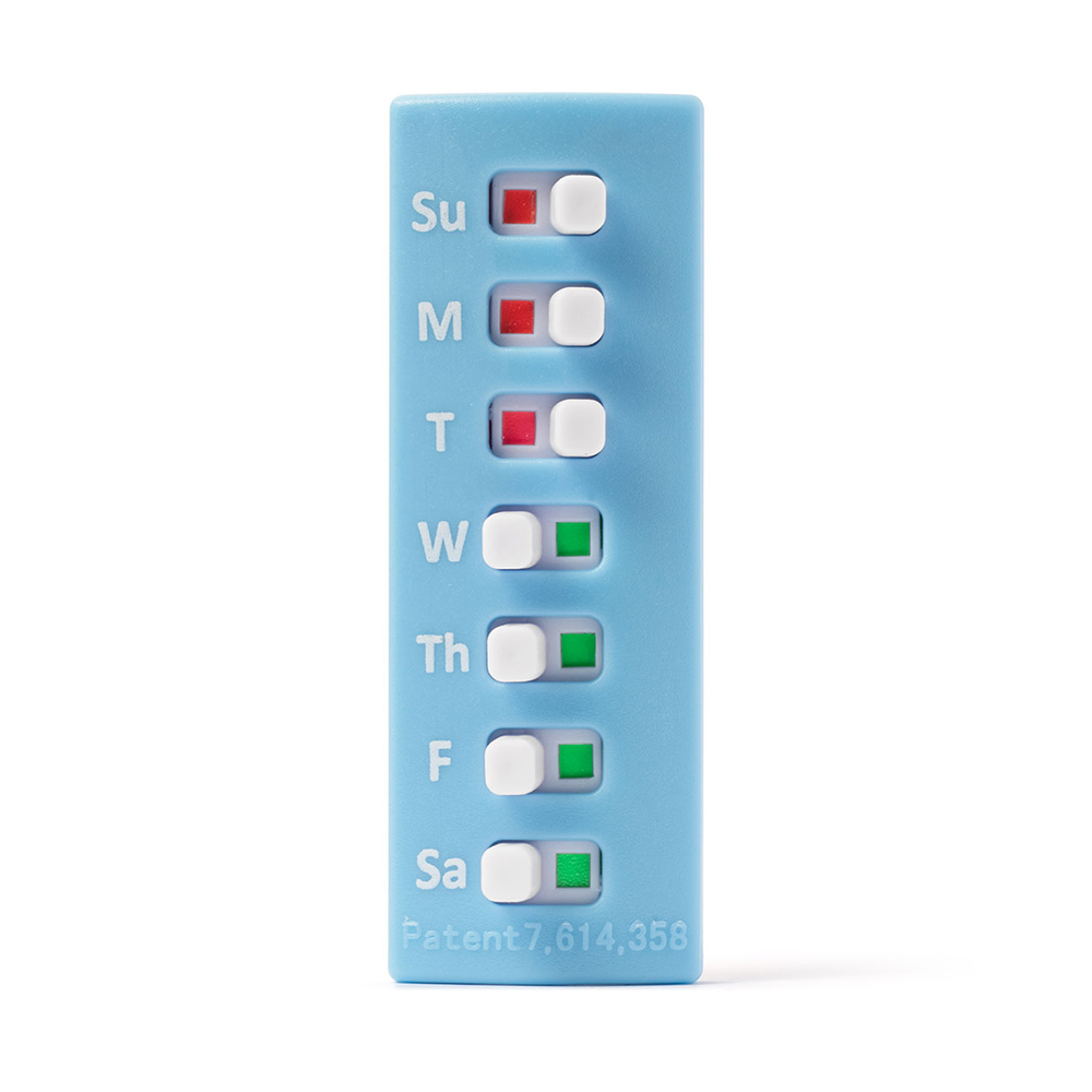 Avaleric® Reusable Pill Tracker & Reminder