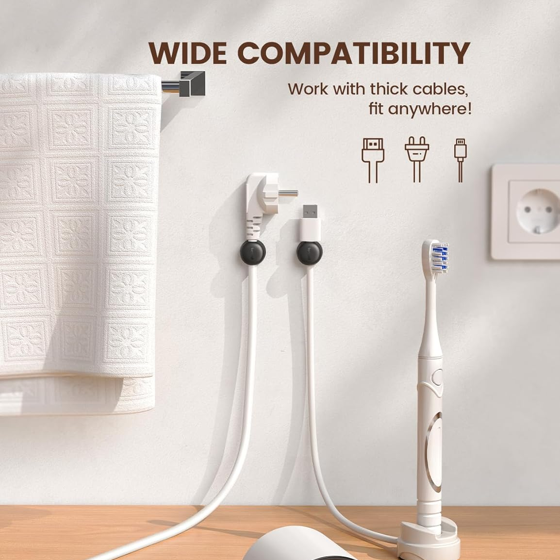 Versatile Rotating Clips Avaleric® Twist-Lock Rotating Cable Clips