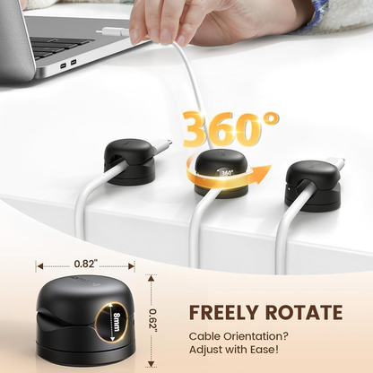 Avaleric® Twist-Lock Rotating Cable Clips